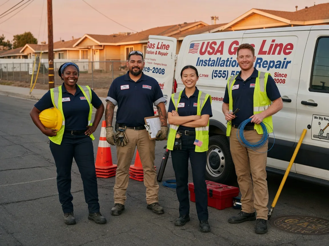 Gas Line Installation company in Madera, PA